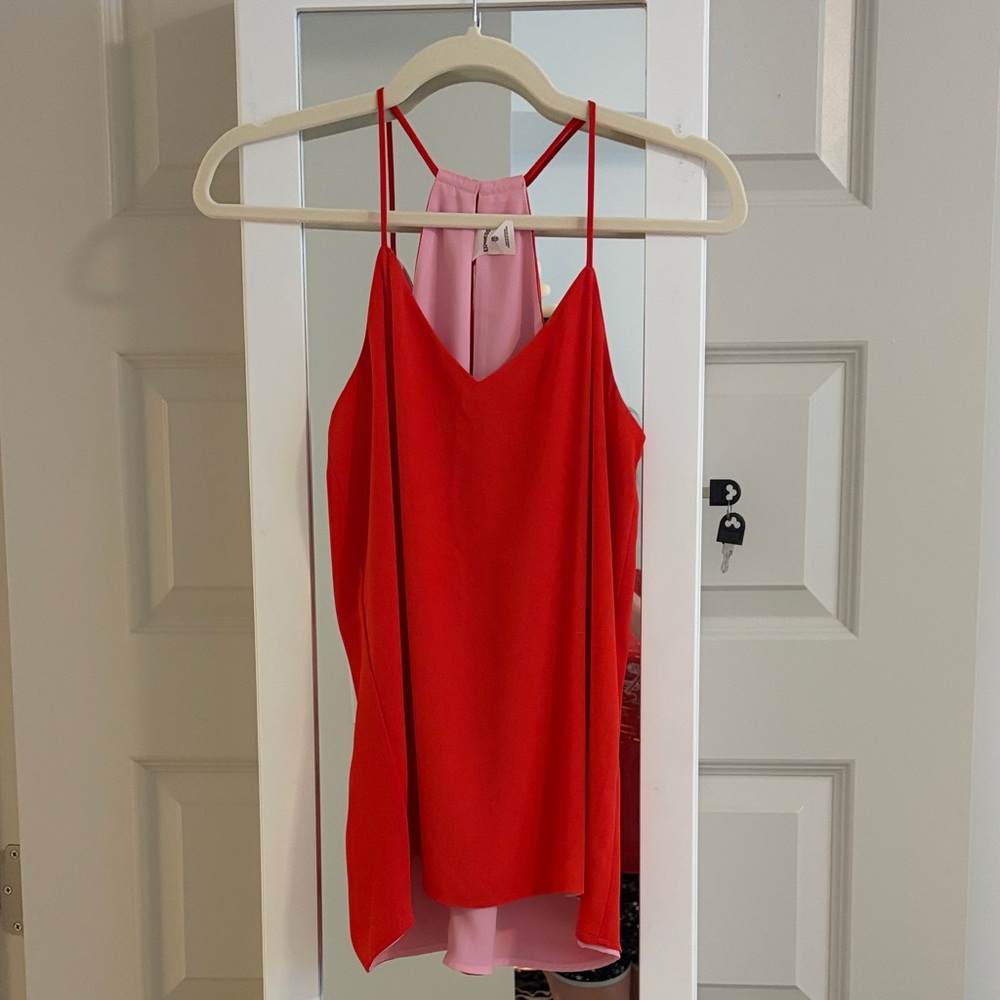 Express Reversible Orange & Pink Tank Top